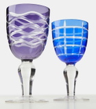 Polspotten Cobalt set of 6 wine glasses