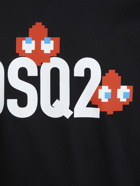 DSQUARED2 - Pac-man Logo Printed Cotton T-shirt