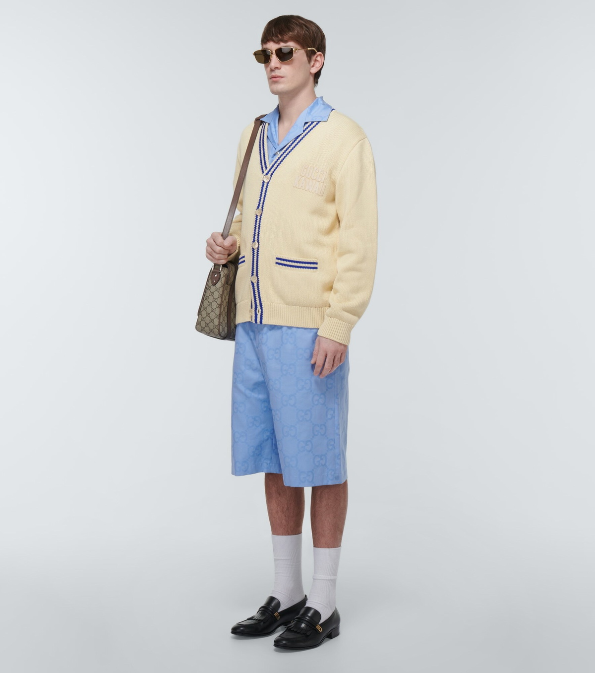 【送料&関税込】Gucci Cardigan With Intarsia 770507_XKDSJ_4735_001_100_0000