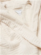 Bottega Veneta - Cotton-Terry Hooded Robe - Neutrals