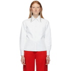 Ports 1961 White Leather Caban Shirt