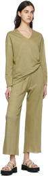 Missing You Already Green Linen Relax Lounge Pants