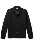 BODE - Cotton-Blend Lace Shirt - Black