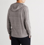 James Perse - Mélange Cotton-Jersey Hoodie - Gray