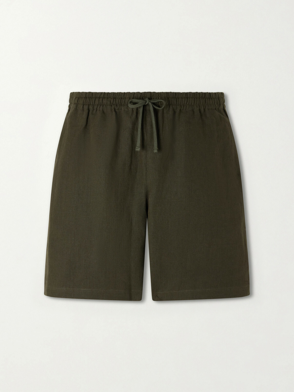 Aimé Leon Dore - Straight-Leg Linen Drawstring Shorts - Green