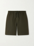 Aimé Leon Dore - Straight-Leg Linen Drawstring Shorts - Green