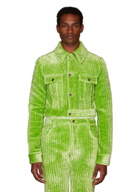 Chenille Jacket in Green