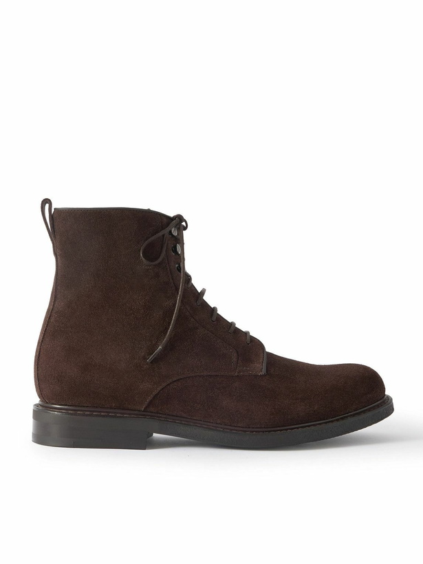 Photo: Church's - Pullford Suede Lace-Up Boots - Brown