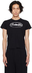 MM6 Maison Margiela Black Print T-Shirt