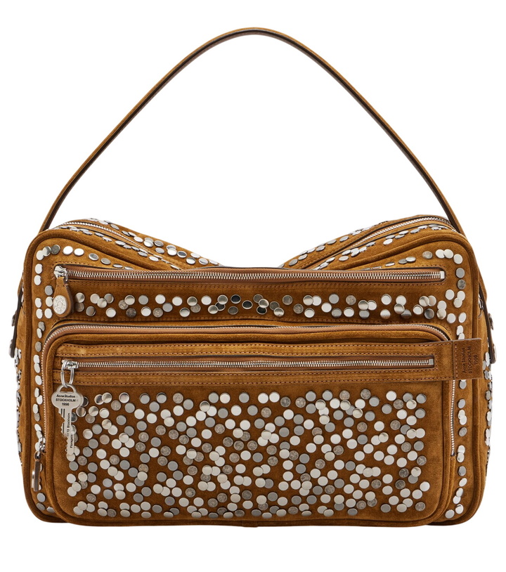 Photo: Acne Studios Camero Camera Large suede shoulder bag