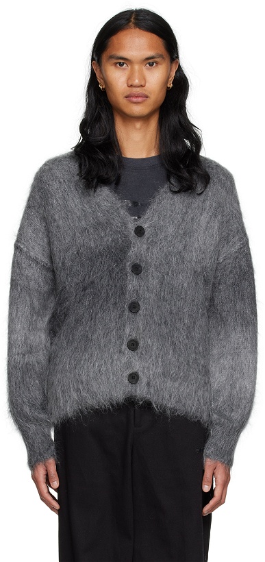 Photo: Stolen Girlfriends Club SSENSE Exclusive Gray Altered State Cardigan