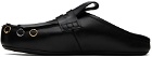 Marni Black Sabot Slip-on Loafers