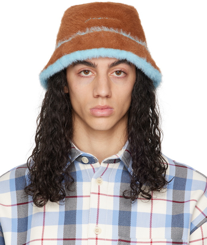 Photo: Jacquemus Brown Le Papier 'Le Bob Neve' Bucket Hat