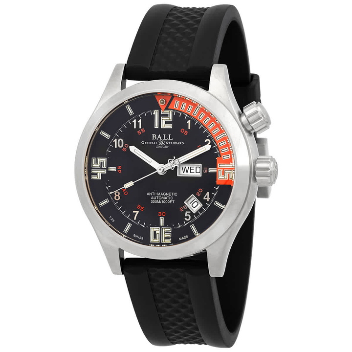 Photo: Ball Engineer Master II Diver Automatic Black Dial Mens Watch DM1020A-PAJ-BKOR