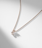 Repossi Serti Sur Vide 18kt rose gold pendant necklace with diamonds
