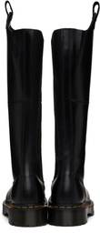 Dr. Martens Black Amaayah Knee High Leather Tall Boots