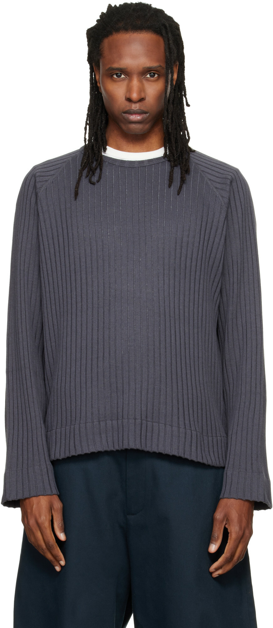 YMC Gray C86 Raglan T-shirt