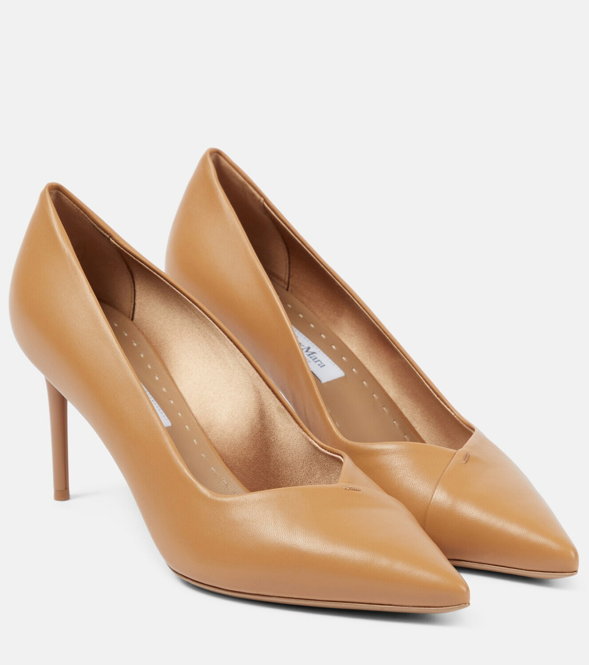 Max Mara Phyllis leather pumps Max Mara