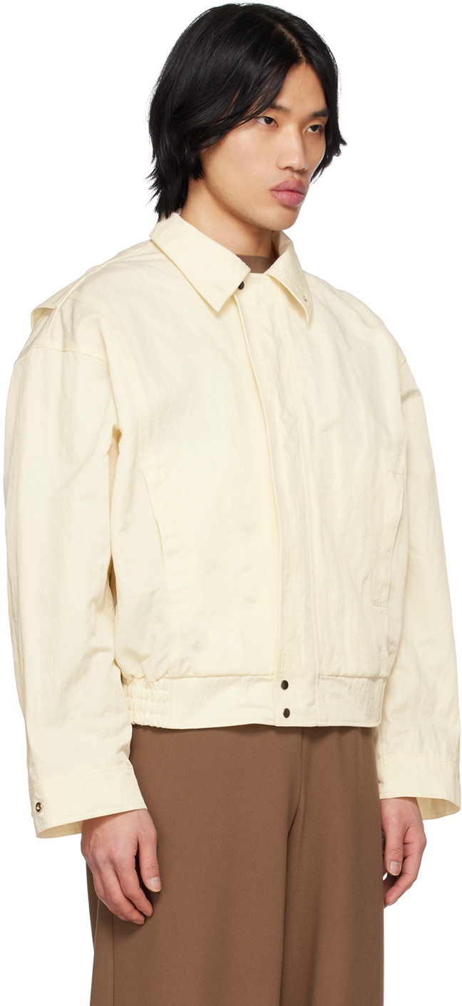 Birrot SSENSE Exclusive Off-White Giwa Bomber Jacket Birrot