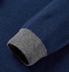 Boglioli - Two-Tone Wool and Cashmere-Blend Cardigan - Men - Navy