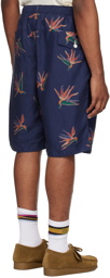 nanamica Navy Aloha Shorts