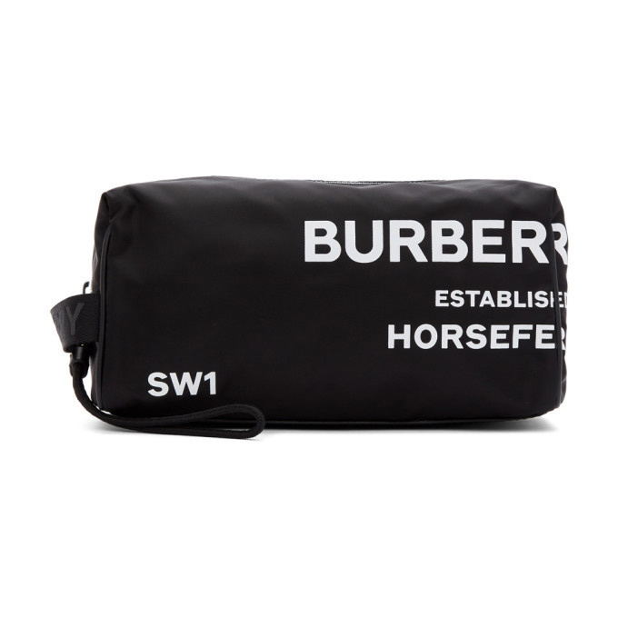 Photo: Burberry Black Horseferry Print Wash Bag