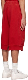 MM6 Maison Margiela SSENSE Exclusive Red Shorts