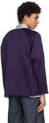 NEEDLES Purple Embroidered Cardigan