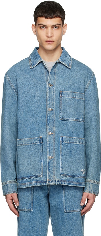 Photo: Maison Kitsuné Blue Workwear Denim Jacket