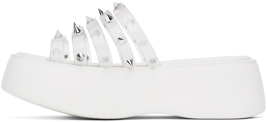 Jean Paul Gaultier White Melissa Edition Becky Punk Love Sandals