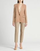 Erika Cavallini Womens Blazer Camel