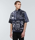 Givenchy Printed short-sleeved cotton shirt