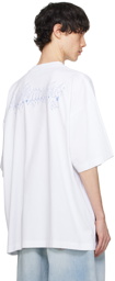 VETEMENTS White Scribbled Teen T-Shirt