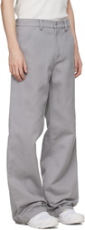 Rier Gray Antique Gabardine Trousers