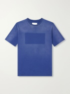 Maison Margiela - Printed Cotton-Jersey T-Shirt - Blue