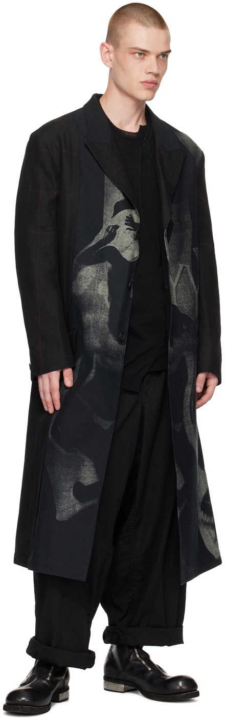 Yohji Yamamoto Black Layered Sweater