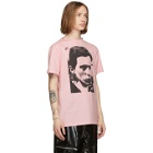 Raf Simons Red and Pink Layered Short Sleeve Shirt