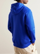 Nike - Sportswear Club Logo-Embroidered Cotton-Blend Jersey Hoodie - Blue