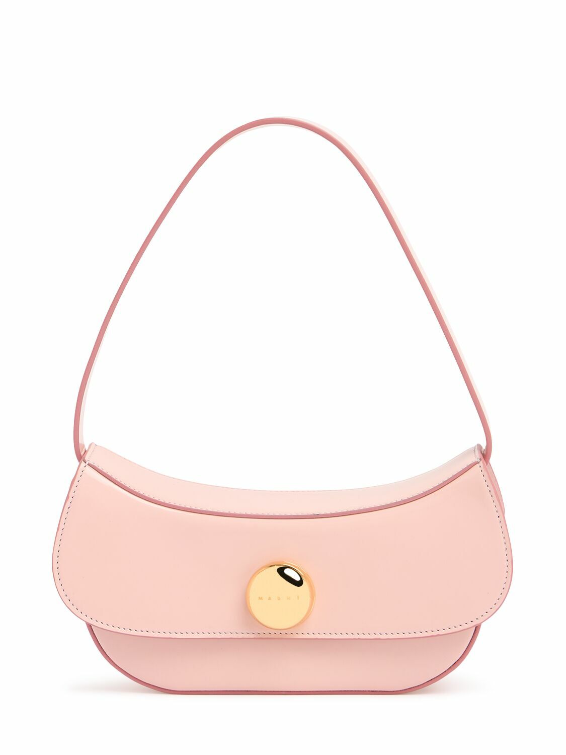 ショルダーバッグ・ポシェット MARNI  Shoulder Bags Women Leather Pink/Pastel Pink Light pink long hair calfskin Trunkaroo Mini shoulder Bag