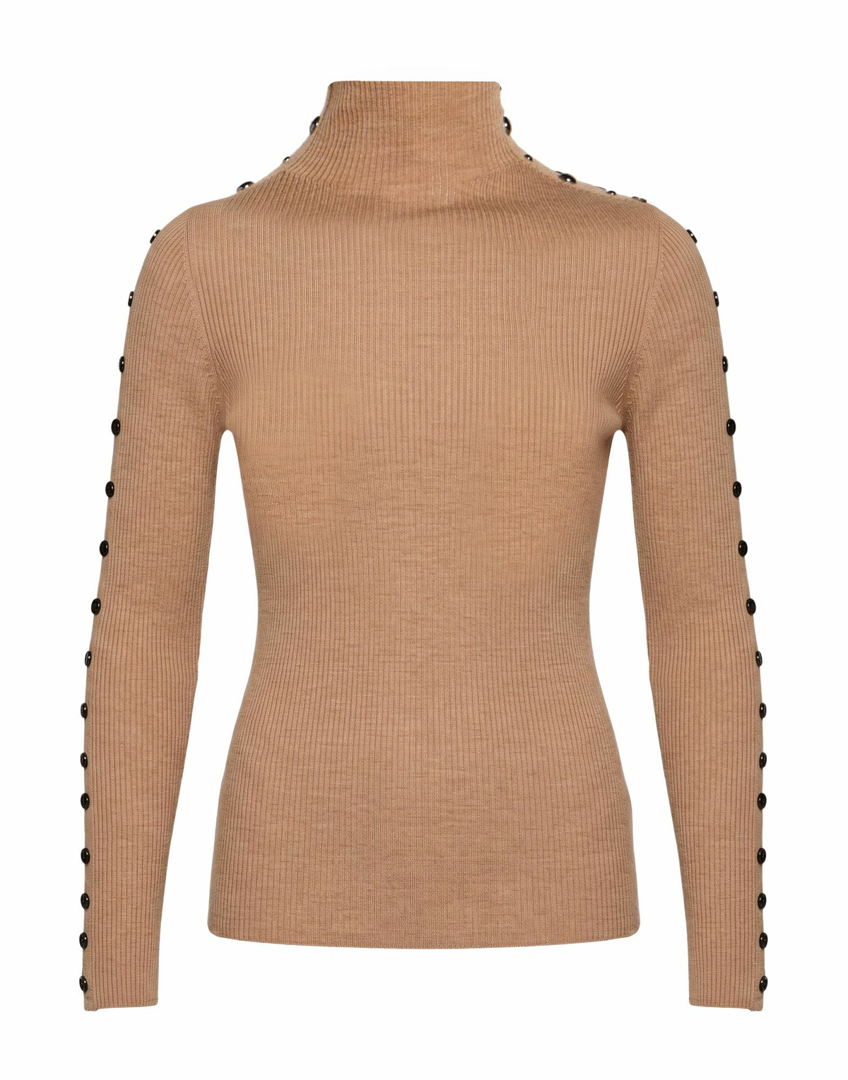 Laneus Womens Turtleneck in Sand
