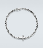 David Yurman Cross Station sterling silver bracelet