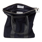 Maison Margiela Navy Medium Flexy Shopper Tote