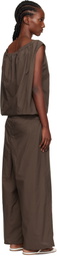 Baserange Brown Tin Jumpsuit