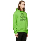 Stolen Girlfriends Club Green Logo Barbwire Hoodie