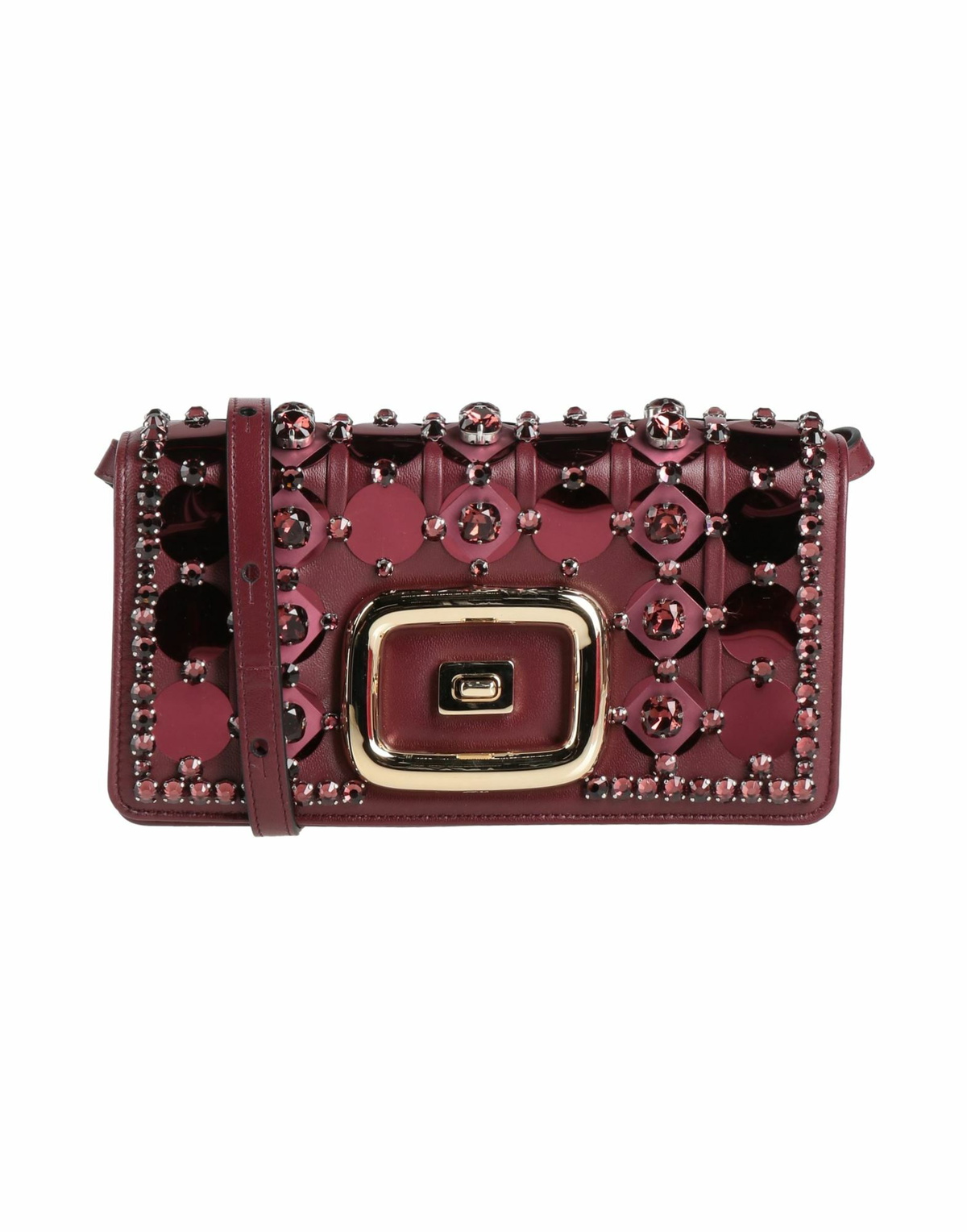 Roger Vivier Womens Cross-body bag Burgundy