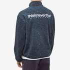 thisisneverthat Men's INTL. Fleece Jacket in Leopard Blue