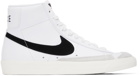 Nike White & Black Blazer Mid '77 Vintage Sneakers