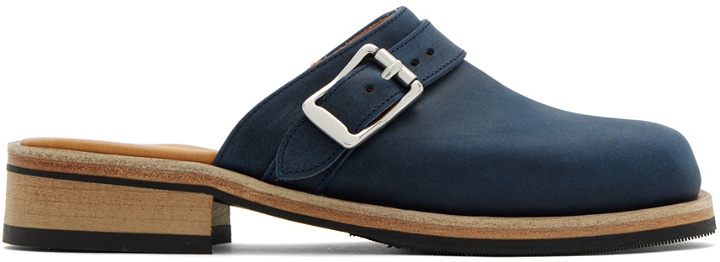 Photo: Our Legacy Navy Camion Mules