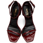 Saint Laurent Red Patent Opyum 110 Sandals