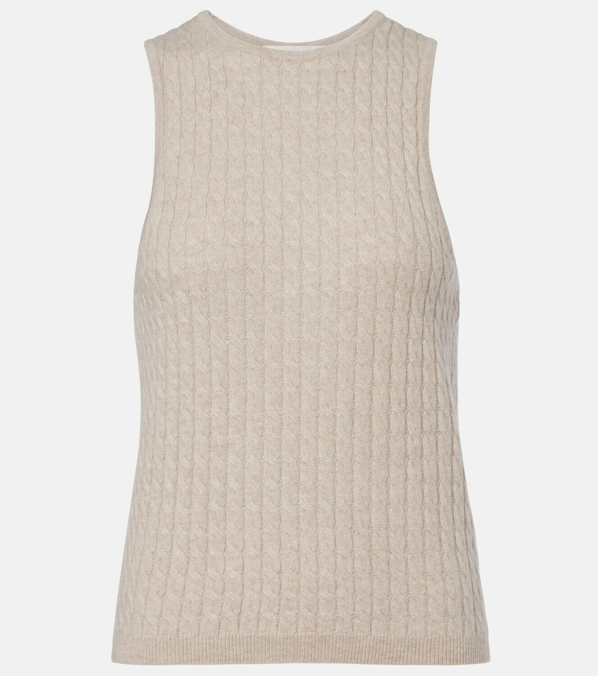 Lisa Yang Iora cable-knit cashmere tank top